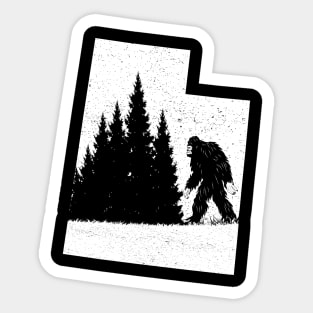 Utah Bigfoot Sticker